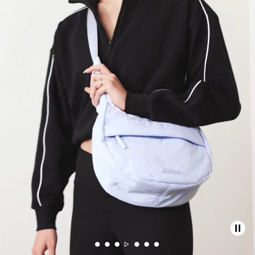Athleta All About Small Crossbody Hobo Bag